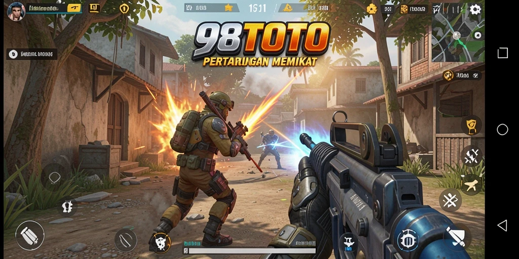 Tampilan aksi gameplay mendebarkan di 98TOTO.