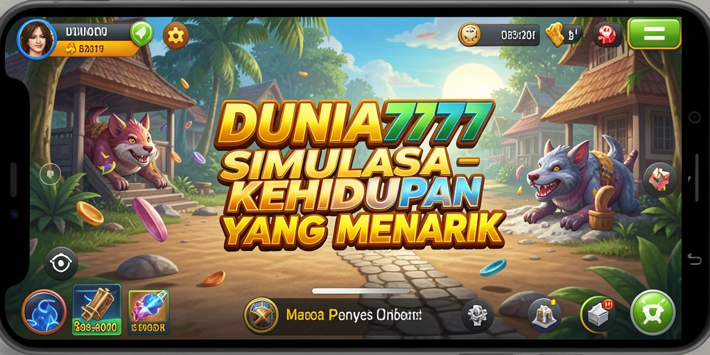 Tampilan gameplay DUNIA777 yang menakjubkan dan interaktif.