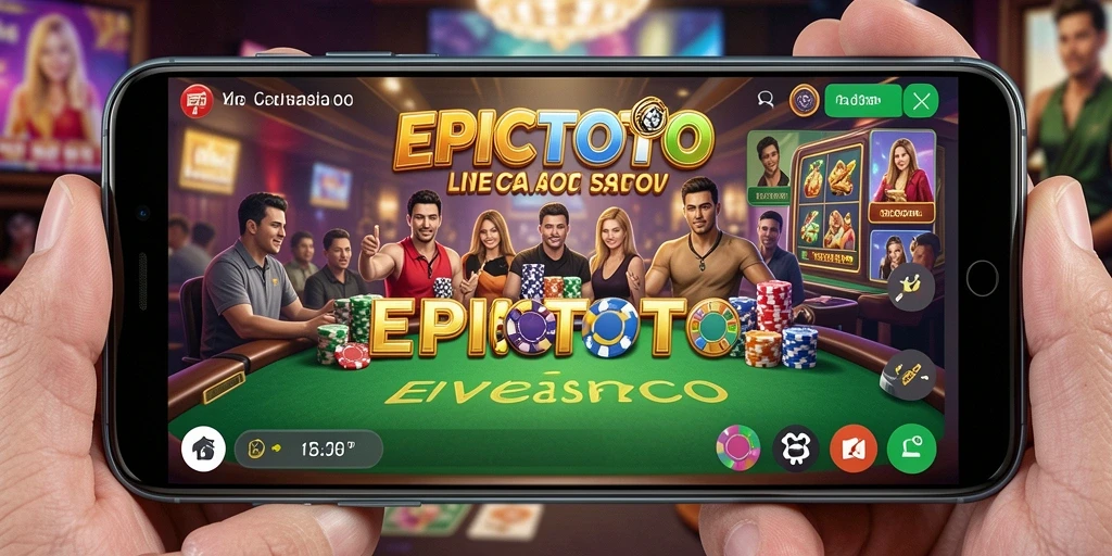 Tampilan gameplay Live Casino yang mendebarkan dan interaktif.