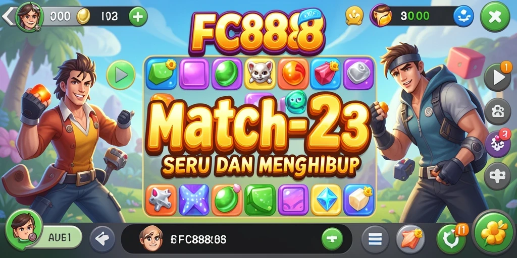 Tampilan gameplay FC888 yang seru dan penuh warna.