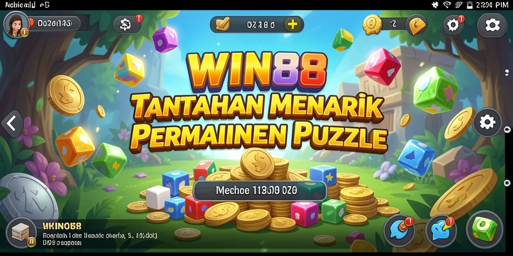 Tampilan menarik dari gameplay <strong>WIN88</strong> yang penuh tantangan puzzle.